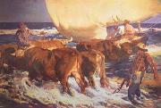 Joaquin Sorolla Beaching the Boat (Afternoon Sun) (nn02) china oil painting artist